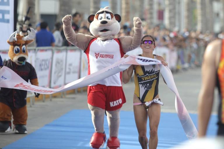Tomé ventaja en la bicicleta y fue que pude superar: Daniela García