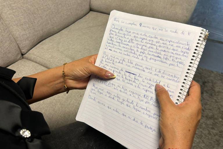 A nueve meses de la desaparición de Roisser, su madre clama por su regreso y escribe una carta de esperanza
