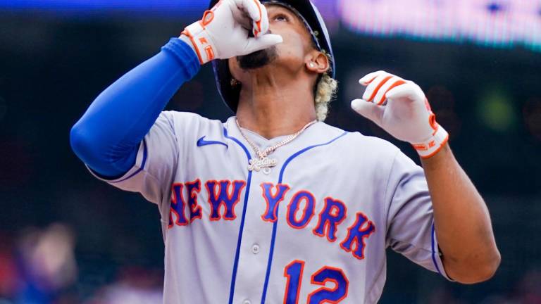 Francisco Lindor impulsó cinco carreras ante los Nacionales en el primer juego de la doble cartelera.
