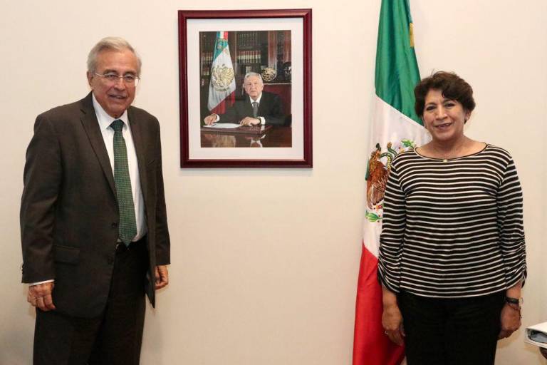Rocha Moya gestiona con Delfina Gómez más planteles con el programa La Escuela es Nuestra