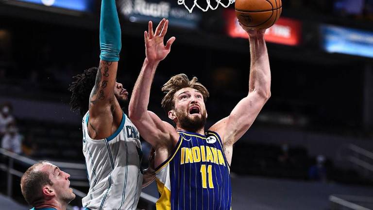 El aporte de Domantas Sabonis fue determinante para el triunfo de los Pacers.