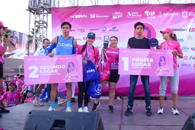 Corren sinaloenses por la salud y la paz en Culiacán