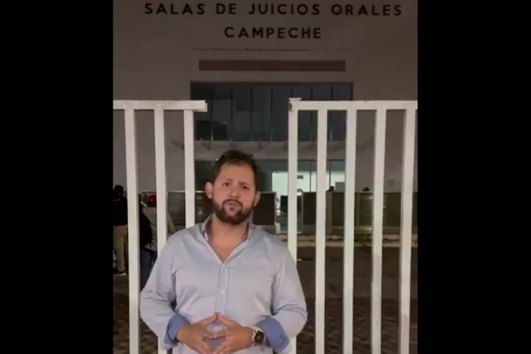 Senador de MC y su padre están detenidos en Campeche; acusan a Adán y a Noroña de mentir