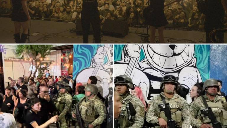 El Ejército Mexicano, la Guardia Nacional y la Policía capitalina rodearon e irrumpieron en el inmueble, justificándose una falta de permisos y sobrecupo del mismo.