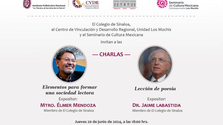 Las conferencias se llevará a cabo en el IPN de Los Mochis.