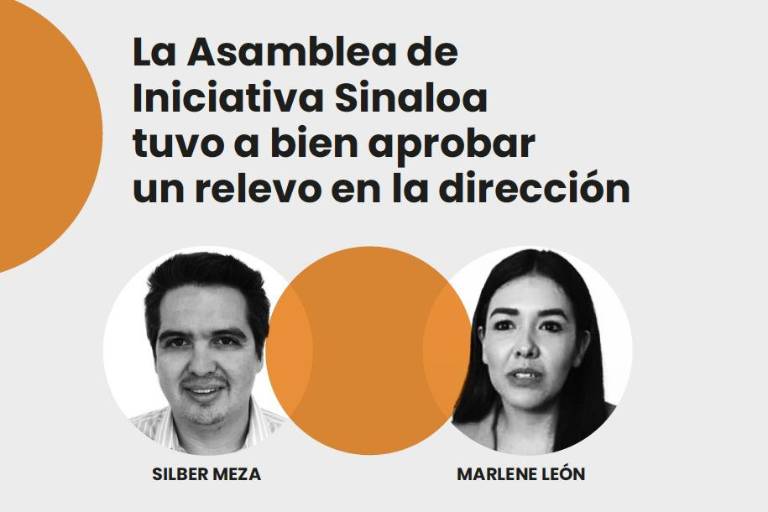 Iniciativa Sinaloa cambia de dirigencia; Marlene León Fontes releva a Silber Meza