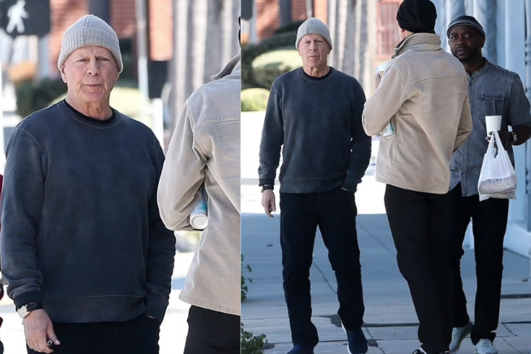 Captan a Bruce Willis de paseo por Santa Mónica