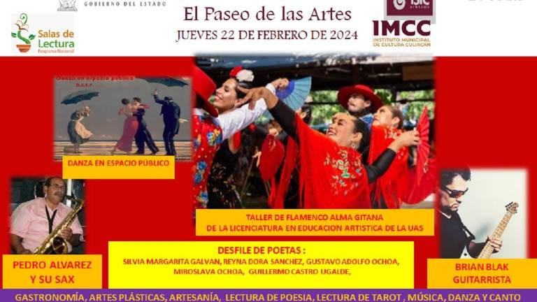 El Paseo de las Artes vuelve este jueves con su oferta cultural y artística en el Callejón Jesús G. Andrade.