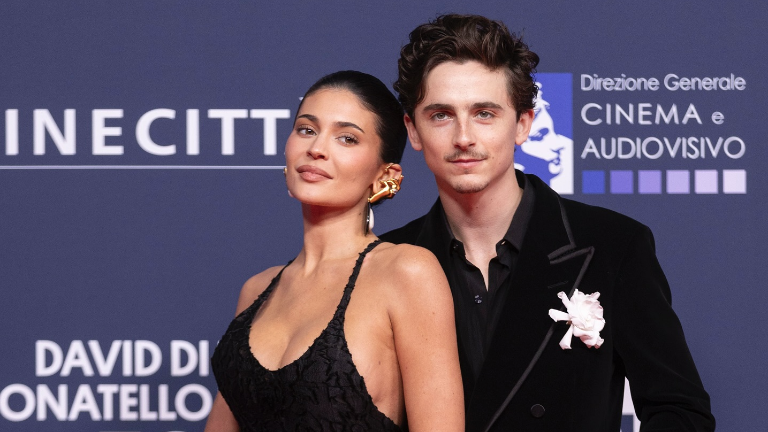 Kylie Jenner y Timothée Chalamet.