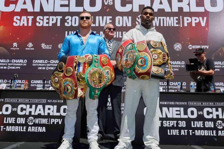 Nunca has estado a este nivel, vas a aprender, advierte ‘Canelo’ Álvarez a Jermell Charlo