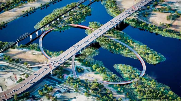 De acuerdo a los planos, la pista uniría las tres islas que convergen en el cauce del Río Culiacán.