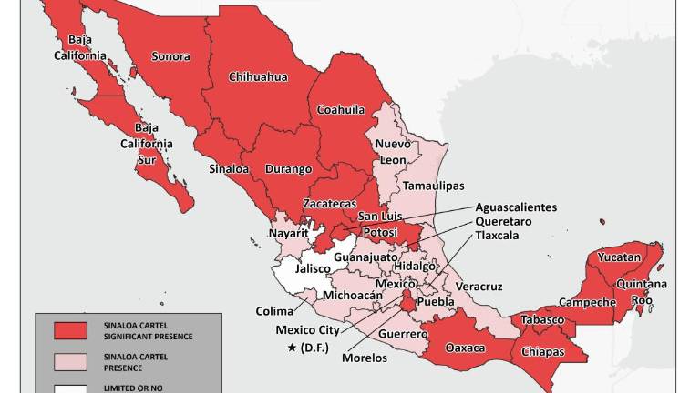 La DEA advierte que una alianza entre CJNG y “Los Chapitos” podría intensificar la violencia y fortalecer rutas de tráfico de drogas hacia EU.