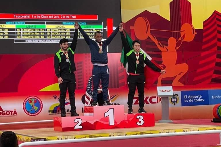 Adán Cárdenas conquista un oro y dos platas en Panamericano de levantamiento de pesas