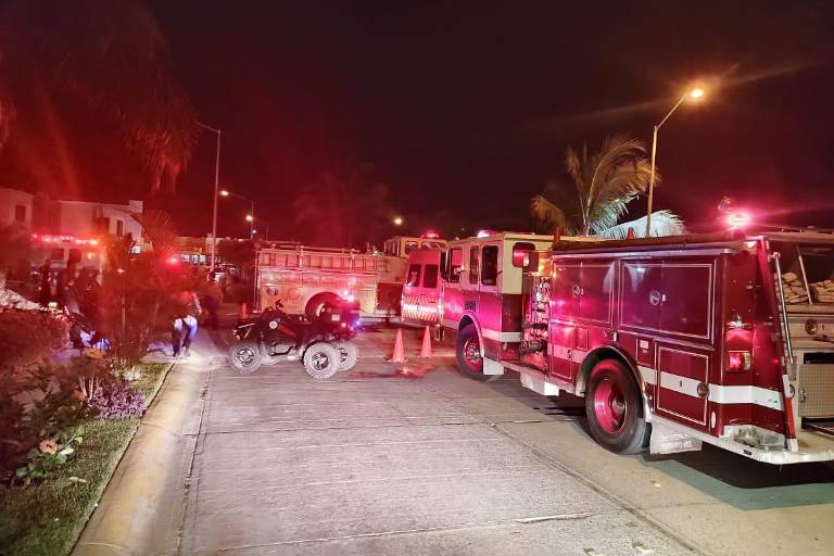 En Mazatlán, reporte de derrame químico en Real Pacífico moviliza a cuerpos de emergencia