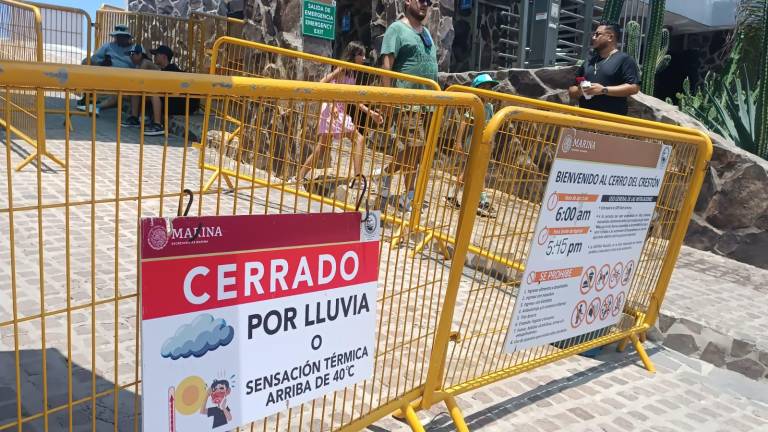 El Faro de Mazatlán fue cerrado al público este martes debido a las altas temperaturas en Mazatlán.