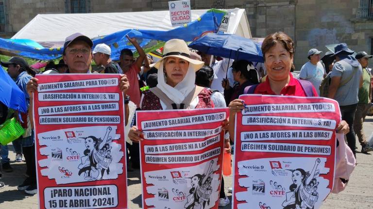 CNTE realizará un paro laboral de 24 horas que arrancará en el Ángel de la Independencia.