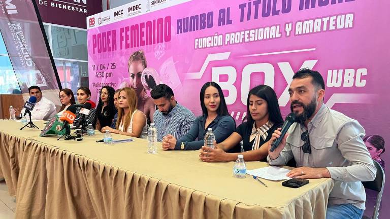 En rueda de prensa se dan detalles de la velada.