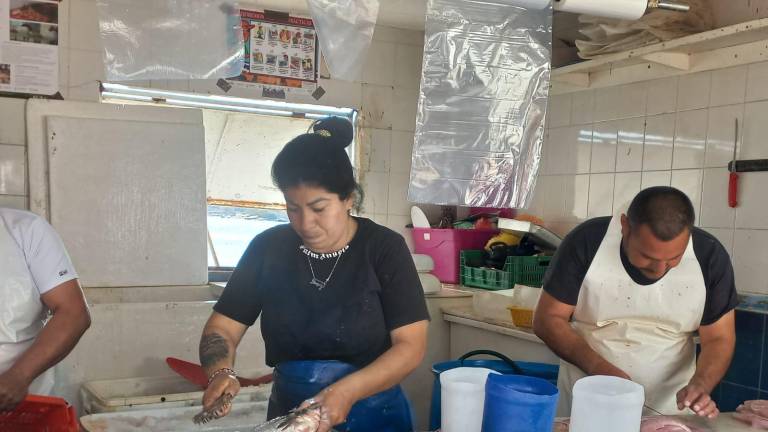 Del embarcadero dependen más de 300 familias propietarios de los locales más los pangueros y señala que se están quedando sin clientela.