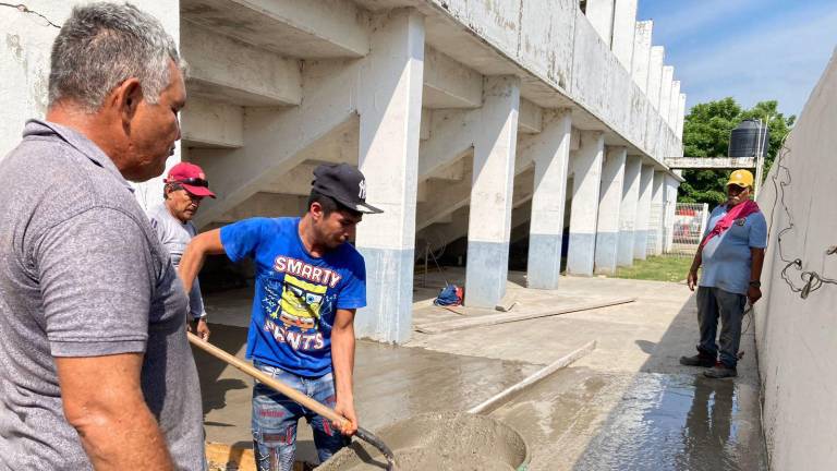 Las obras se realizan con lo recaudado de entradas de los partidos.