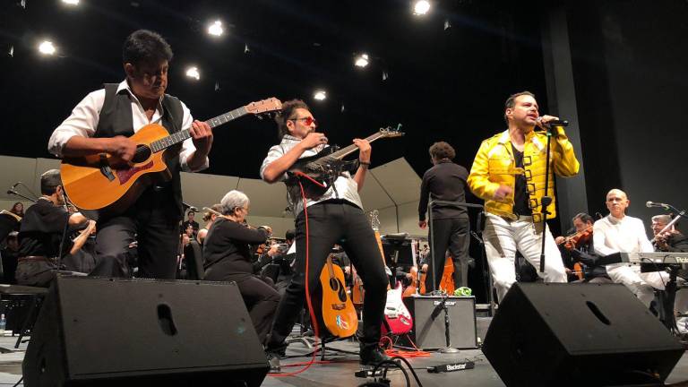 El grupo Quinta Britania rinde tributo a Queen acompañado de la OSSLA.