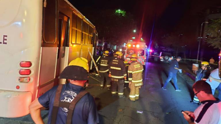 El accidente fue en la colonia Miguel Alemán, en Culiacán.
