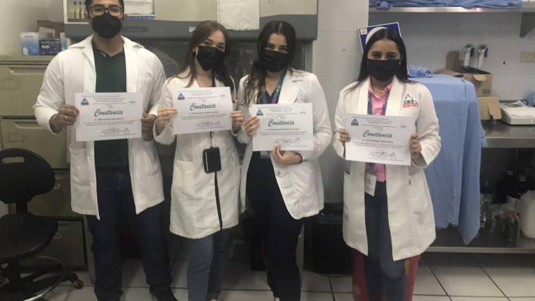 Félix Enrique Leyva, Vanessa Esmeralda Monárrez, Janeth Abigaíl Flores y Carolina María López.