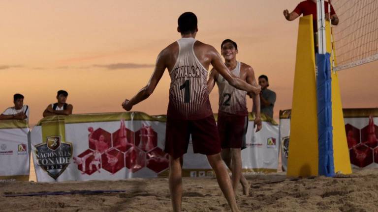 El voleibol de playa sinaloense se adjudicó par de preseas doradas en La Paz, en los Nacionales Conade.