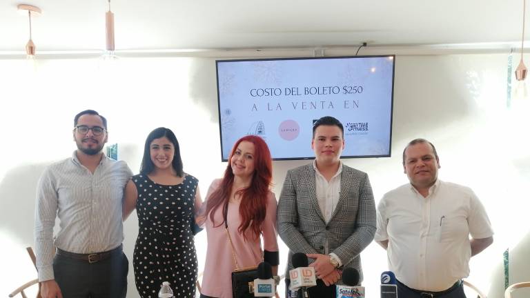 Los organizadores del concierto.