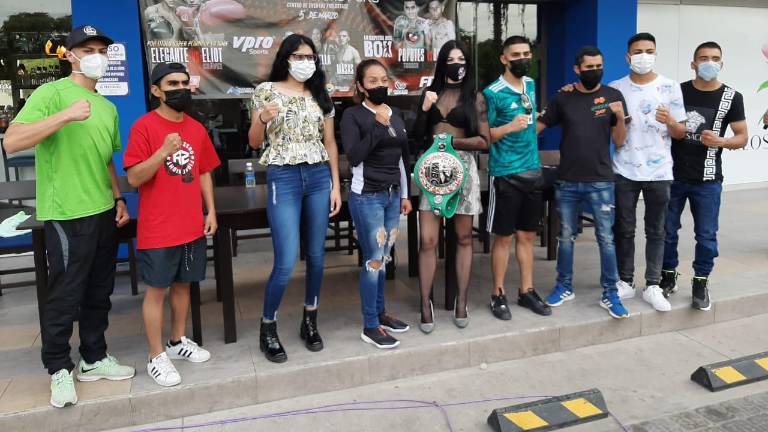 Los protagonistas de la función.