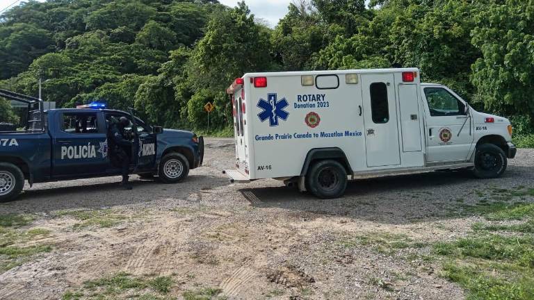Un menor con heridas de bala fue trasladado de Concordia a Mazatlán a recibir atención médica.