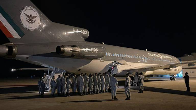 150 elementos de la Guardia Nacional arribaron a Sinaloa.