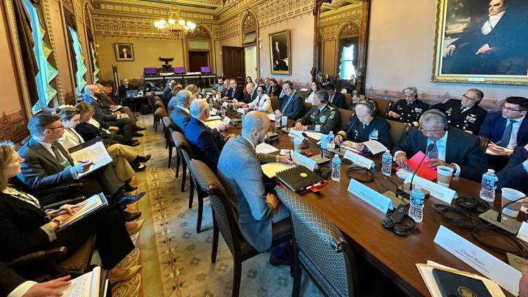 Rosa Icela encabeza la delegación mexicana que se reunió con sus homólogos de Estados Unidos y de Canadá.