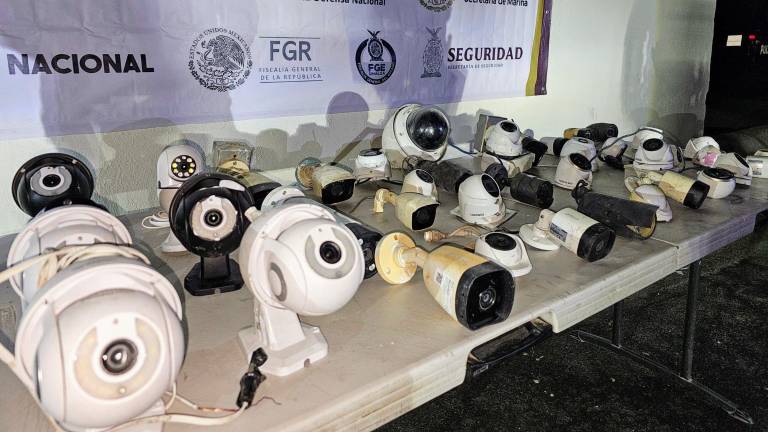 Desde finales de enero en Sinaloa se despliega un operativo para retirar videocámaras clandestinas que se encuentran en la vía pública.