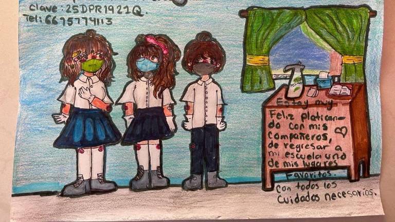 Uno de los dibujos premiados.