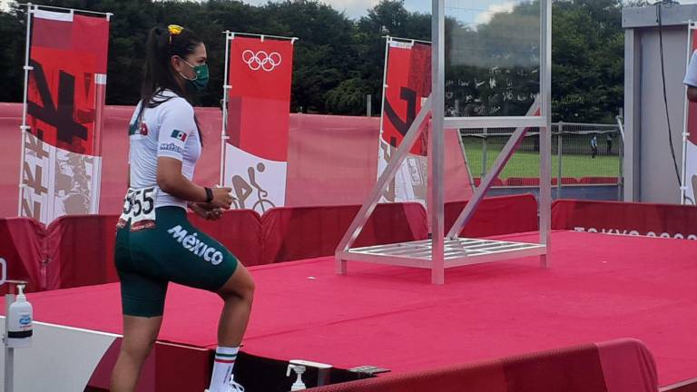 Yareli Salazar participó este domingo en la ruta femenil.
