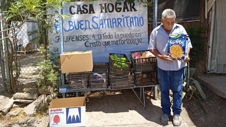 Algunas donaciones se reciben en la Casa Hogar el Buen Samaritano, se invita a la ciudadanía a seguir apoyando.