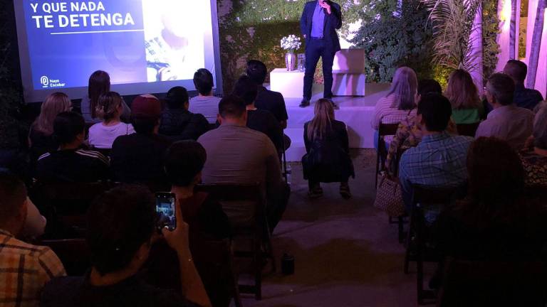 Nayo Escobar, durante su conferencia en La Casa del Maquío.