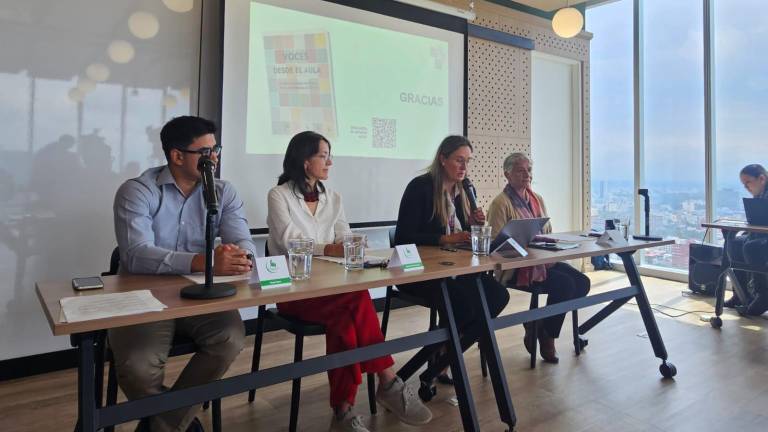 Representantes de Mexicanos Primero en Sinaloa presentan las condiciones de la educación en la entidad.