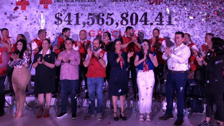 Cruz Roja Delegación Sinaloa alcanza la meta.