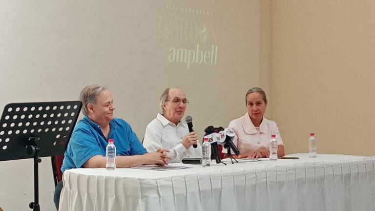 El maestro Gordon Campbell da a conocer la cartelera de esta nueva temporada que será del 7 de enero al 3 de marzo..