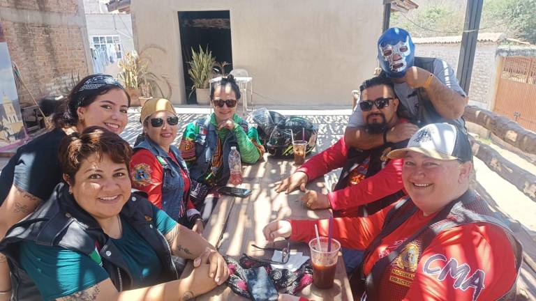 Los motociclistas quedaron complacidos con su visita a La Noria.