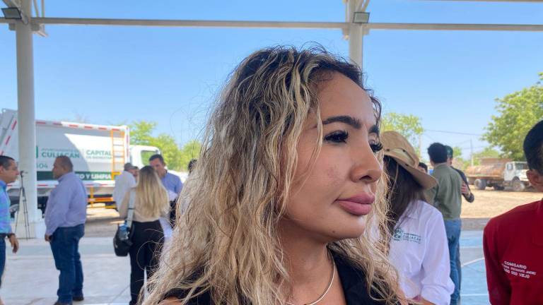 Arlette Díaz León informó que están por terminar de limpiar los 75 afluentes de la cabecera municipal de Culiacán.