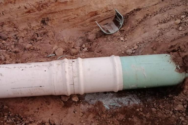Reparan daño en acueducto Baluarte-Escuinapa