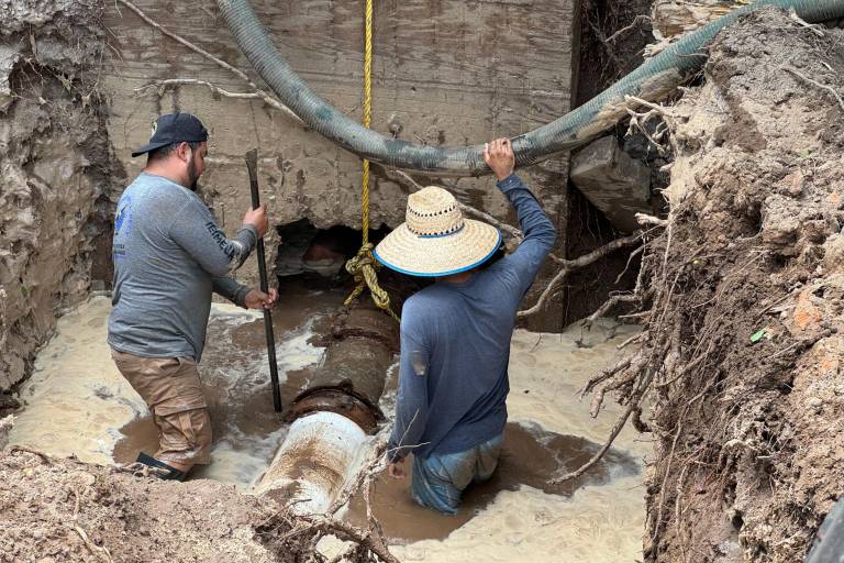 Asegura Jumapam que restableció suministro de agua potable a Villa Unión con línea auxiliar