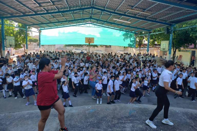 Se activan alumnos de la Primaria Jaime Nunó de Culiacán