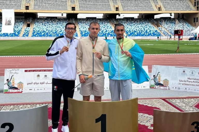 Sinaloenses conquistan tres medallas en Prix Mundial de Paratletismo Marrakech