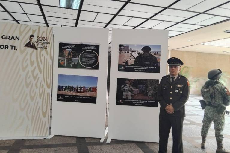 Presenta Ejército Mexicano exposición fotográfica ‘La Gran Fuerza de México, es por ti y por mí’
