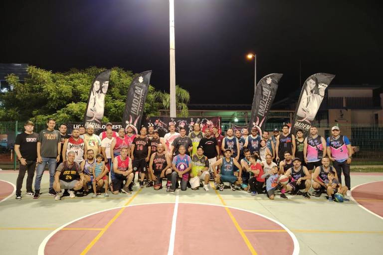 Inauguran Cuarta Edición de la Liga de Baloncesto Parque Lineal