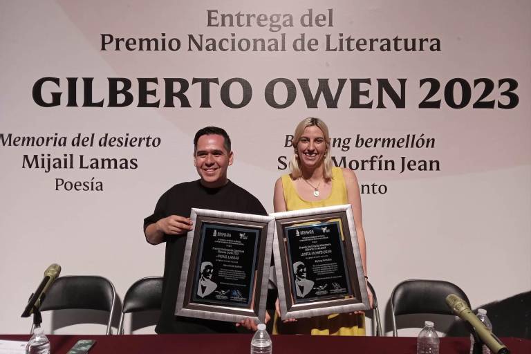 Reciben Sofía Morfín y Mijail Lamas el Premio Owen 2023