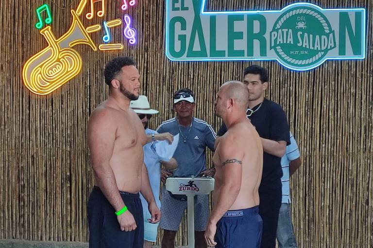 Pesaje listo para la primera función de boxeo promocionada por ‘Zurdo’ Ramírez